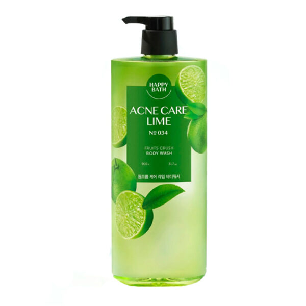 Happy Bath Fruits Crush Body Wash Acne Care Lime