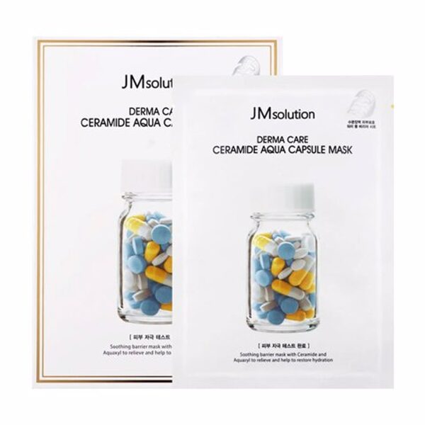 Atjaunojoša celulozes maska ​​ar keramīdiem JMsolution Derma Care Ceramide Aqua Capsule Mask