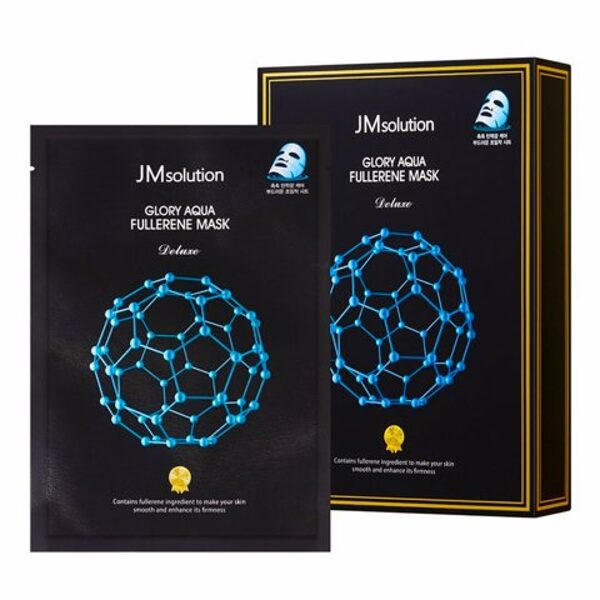 Antioksidantu maska ​​ar fullerēnu un peptīdiem JMsolution Glory Aqua Fullerene Mask Deluxe