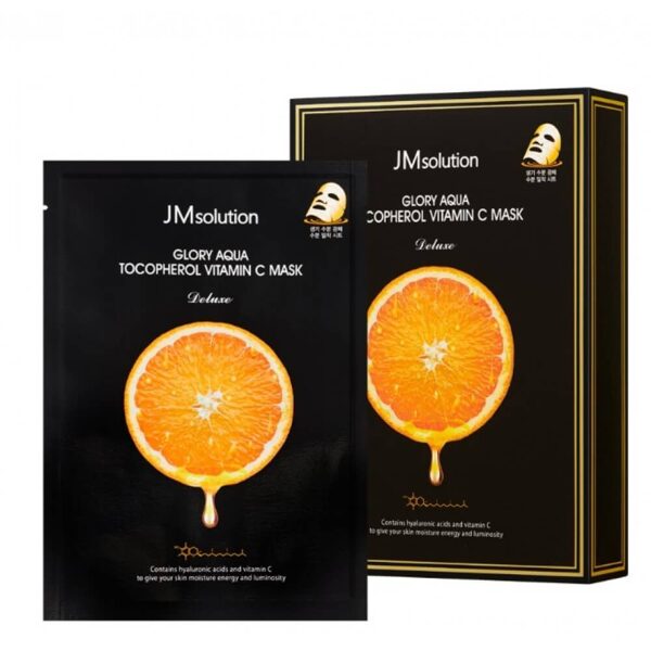 Маска для выравнивания тона JMsolution Glory Aqua Tocopherol Vitamin C Mask