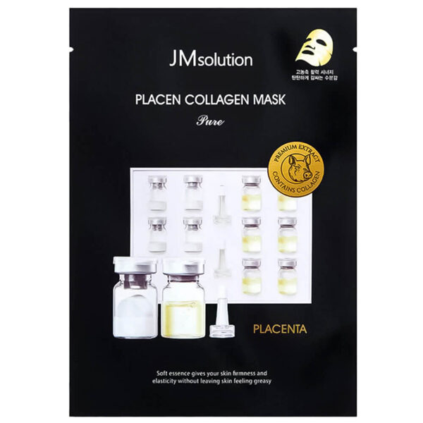 Placentāla auduma maska ​​ar kolagēnu JMsolution Placen Collagen Mask Pure