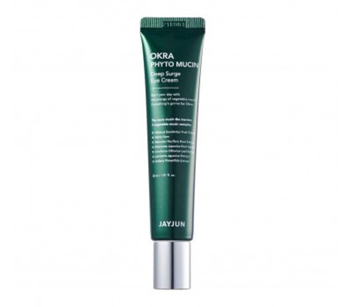 Krēms ādai ap acīm ar fitomucīnu Jayjun Okra Phyto Mucin Deep Surge Eye Cream 