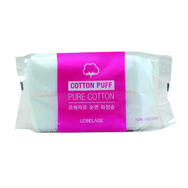 Divpusēji pufi Lebelage Cotton Puff Pure Cotton