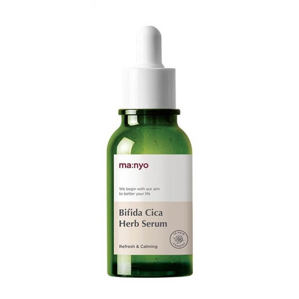 Nomierinošs pretiekaisuma serums Manyo Factory Bifida Cica Herb Serum