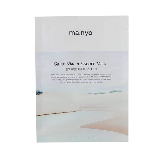 Осветляющая маска с ниацинамидом Manyo Galac Niacin Essence Mask