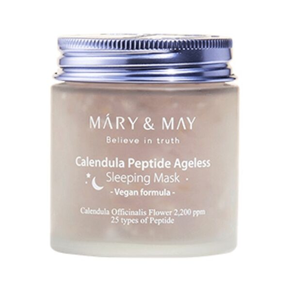 Ночная anti-age маска с лепестками календулы Mary&May Calendula Peptide Ageless Sleeping Mask