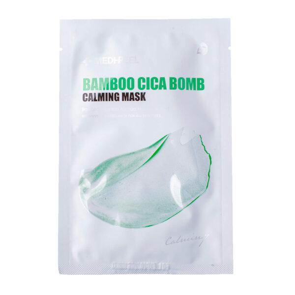 Успокаивающая тканевая маска с центеллой и бамбуком Medi-Peel Bamboo Cica Bomb Calming Mask