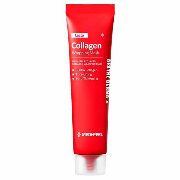 Maska-plēve poru sašaurināšanai ar kolagēnu Medi-Peel Red Lacto Collagen Wrapping Mask