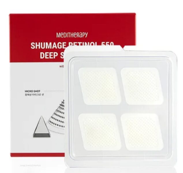 Патчи с микроиглами Meditherapy Shumage Retinol 550 Deep Shot Patch