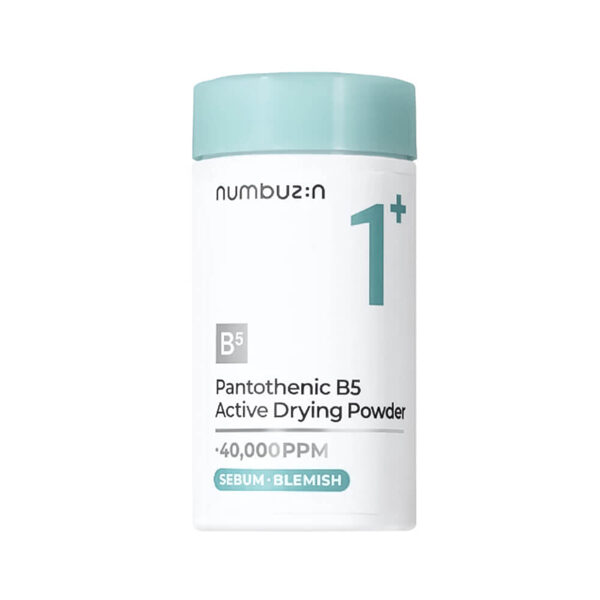 Pretiekaisuma pulveris ar pantenolu Numbuzin No.1 Pantothenic B5 Active Drying Powder