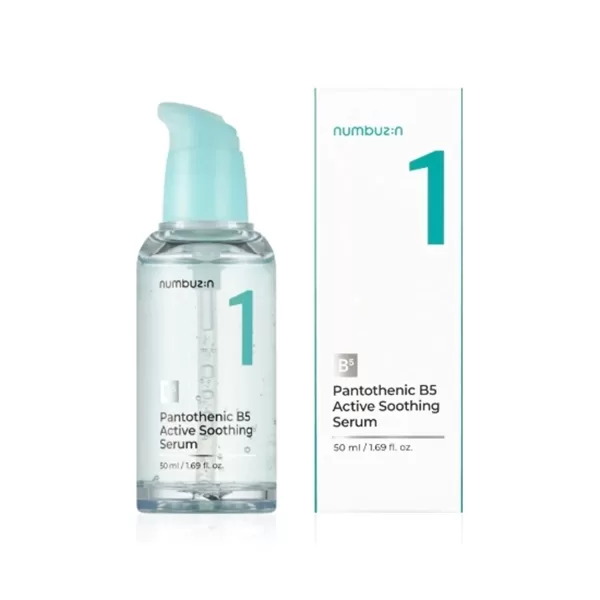 Nomierinošs serums Numbuzin No.1 Pantothenic B5 Active Soothing Serum