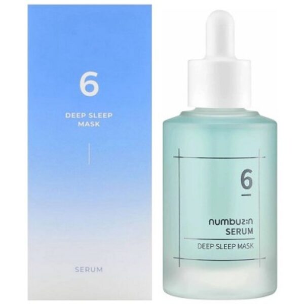 Dziļi mitrinošs sejas serums-maska Numbuzin No.6 Deep Sleep Mask Serum