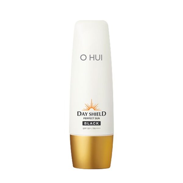 Солнцезащитный крем от излишней пигментации O HUI Day Shield Perfect Sun Black (SPF50+ PA++++)