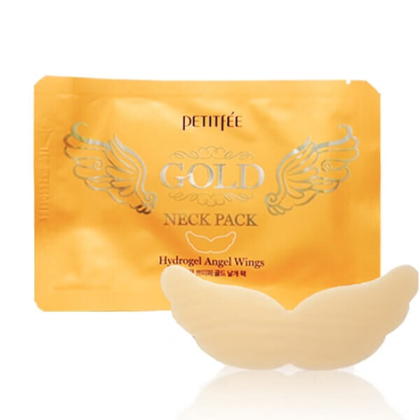 Petitfee Gold Neck Pack Hydrogel Angel Wings