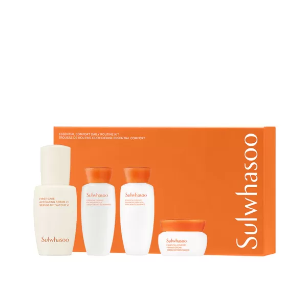 Miniatūru komplekts ādas kopšanai Sulwhasoo Essential Comfort Daily Routine 4 Pcs Kit