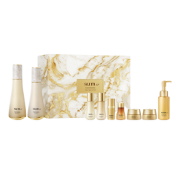 Anti-age ādas atjaunošanas produktu atjauninātu versiju komplekts Su:m37 Losec Summa Elixir 2pcs Special Set+essence samples+cream samples