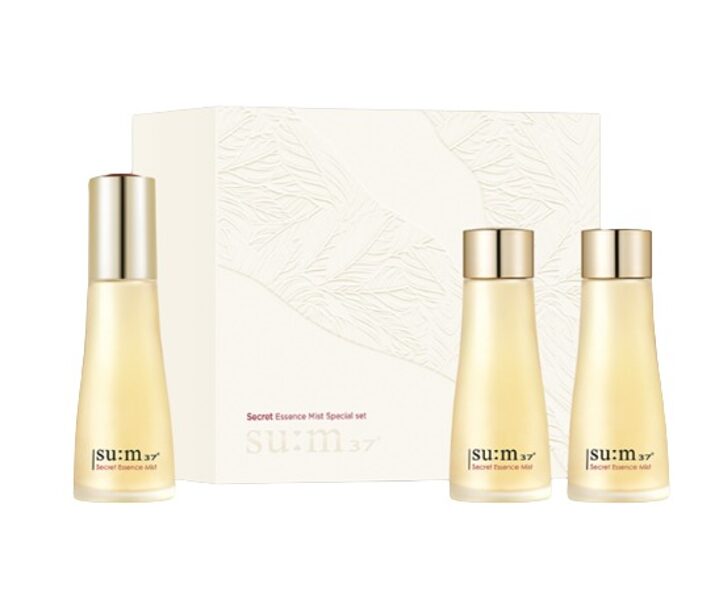 Mitrinošo mistu komplekts Su:m37˚ Secret Essence Mist Special Set 60ml + 2*60ml Refill