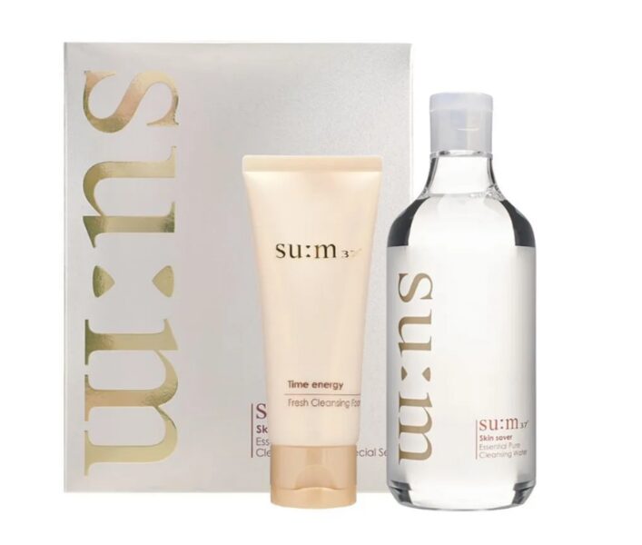 Tīrīšanas līdzekļu komplekts Su:m37 Skin Saver Essential Pure Cleansing Water Set