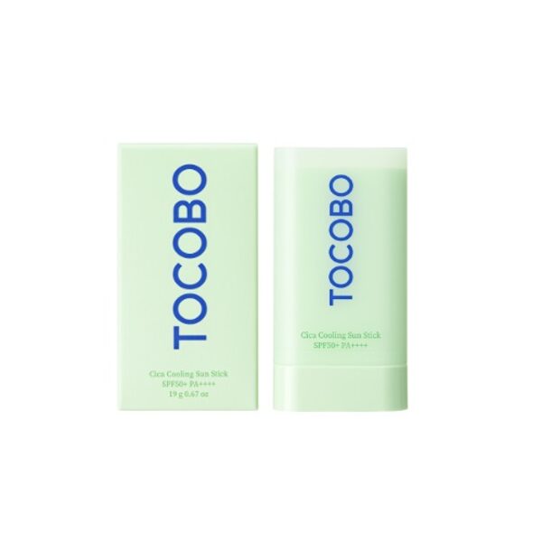 Солнцезащитный стик с охлаждающим эффектом TOCOBO Cica Cooling Sun Stick SPF50+ PA++++