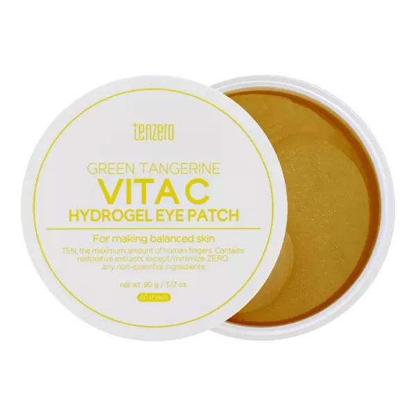 Hidrogēla patči ādai ap acīm ar C vitamīnu Tenzero Green Tangerine Vita C Hydrogel Eye Patch