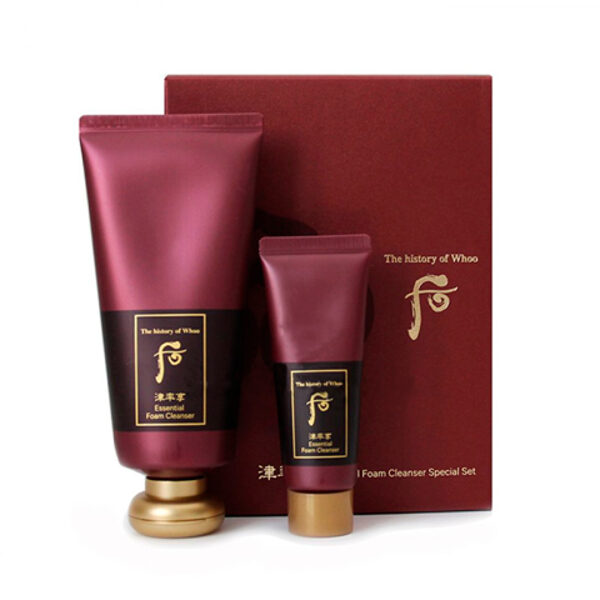 Attīrošu putu komplekts nobriedušai ādai The History of Whoo Essential Cleansing Foam Set