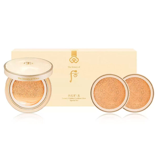 Антивозрастной кушон The History of Whoo Luxury Golden Cushion Glow Speacial Set SPF50+/PA+++ 