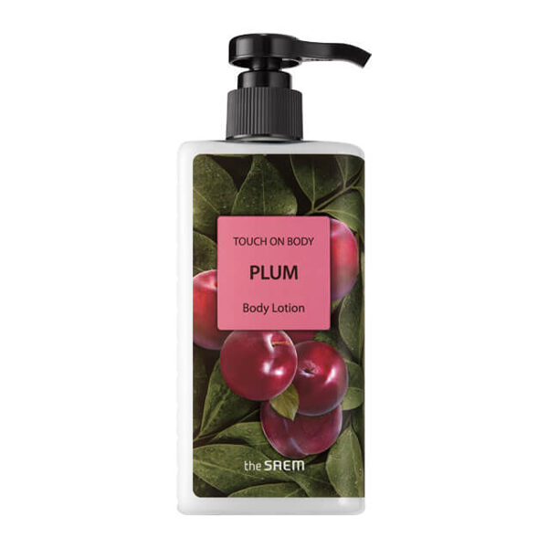 Mitrinošs plūmju ķermeņa losjons The Saem Touch On Body Plum Body Lotion