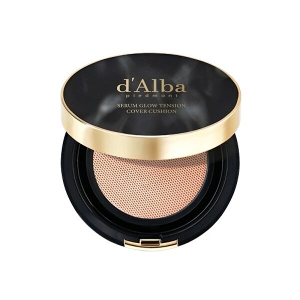 Tonālā krēma kušons  d'Alba Serum Glow Tension Cover Cushion (SPF 50+ PA ++++)