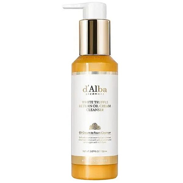 Hidrofīlā eļļa un putas d'Alba White Truffle Return Oil Cream Cleanser 