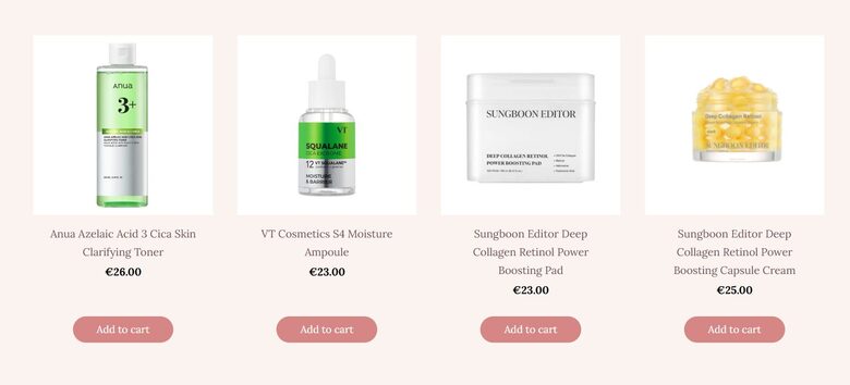 Discover the latest hits from Korean beauty — fresh formulas, natural ingredients, and trends straight from Seoul.